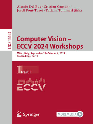 cover image of Computer Vision – ECCV 2024 Workshops